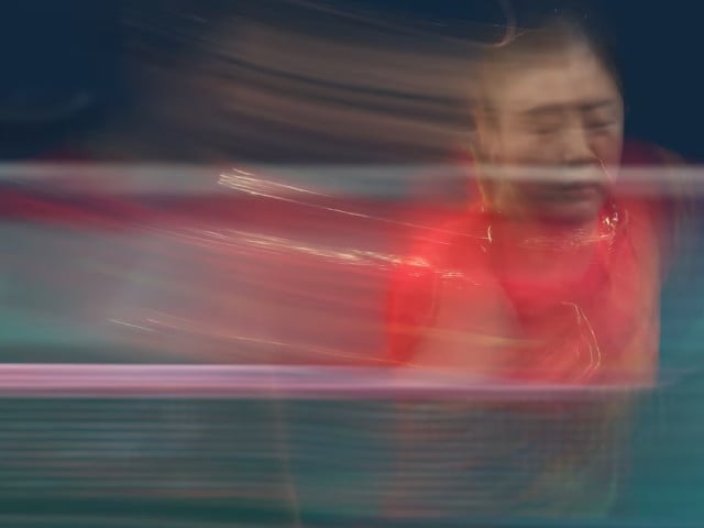 paris 2024 olympics   table tennis   women s singles gold medal match   south paris arena 4 paris france   august 03 2024 meng chen of china in action during her gold medal match against yingsha sun of china photo reuters